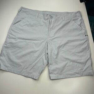 Under Armour Mens HeatGear Golf Shorts Grey Loose Fit 1304648 Size 40